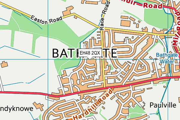 EH48 2QX map - OS VectorMap District (Ordnance Survey) EH48 2QX map - OS VectorMap District (Ordnance Survey)
