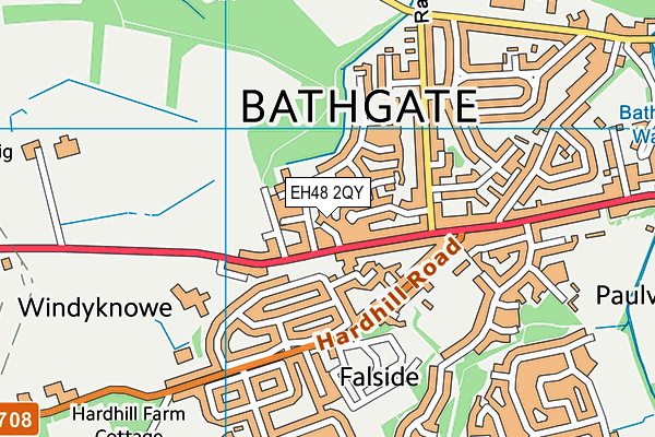 EH48 2QY map - OS VectorMap District (Ordnance Survey) EH48 2QY map - OS VectorMap District (Ordnance Survey)