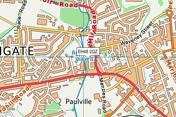 EH48 2QZ map - OS VectorMap District (Ordnance Survey) EH48 2QZ map - OS VectorMap District (Ordnance Survey)