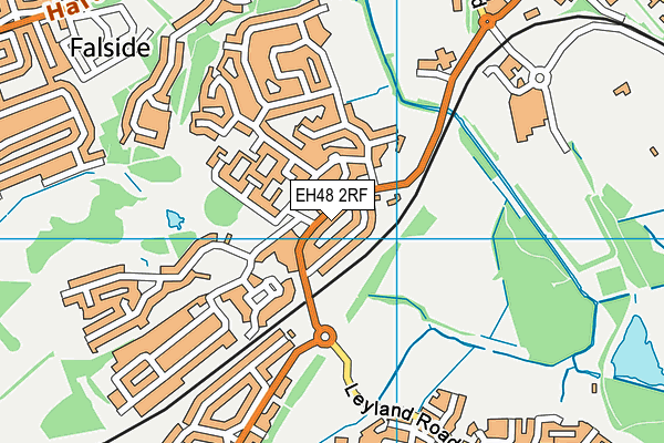 EH48 2RF map - OS VectorMap District (Ordnance Survey) EH48 2RF map - OS VectorMap District (Ordnance Survey)
