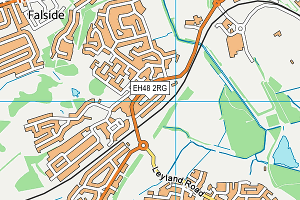 EH48 2RG map - OS VectorMap District (Ordnance Survey) EH48 2RG map - OS VectorMap District (Ordnance Survey)