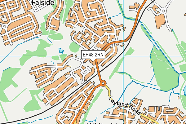 EH48 2RN map - OS VectorMap District (Ordnance Survey) EH48 2RN map - OS VectorMap District (Ordnance Survey)