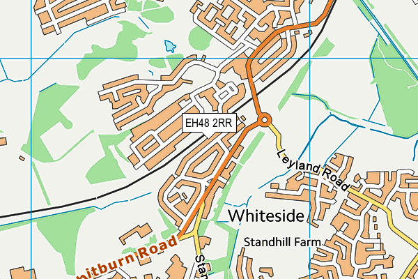 EH48 2RR map - OS VectorMap District (Ordnance Survey) EH48 2RR map - OS VectorMap District (Ordnance Survey)