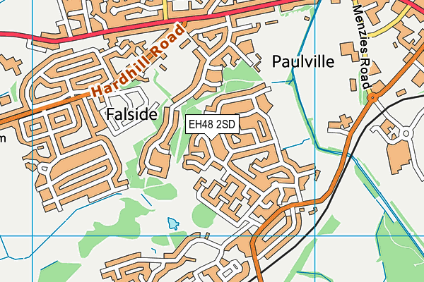 EH48 2SD map - OS VectorMap District (Ordnance Survey) EH48 2SD map - OS VectorMap District (Ordnance Survey)