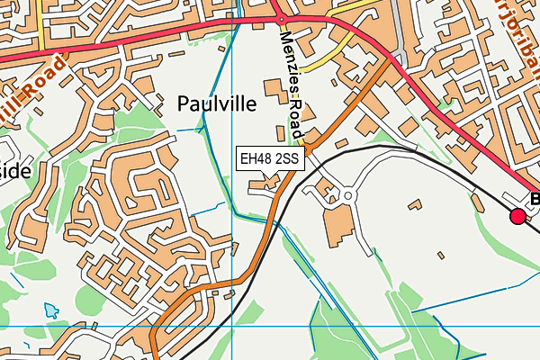 EH48 2SS map - OS VectorMap District (Ordnance Survey) EH48 2SS map - OS VectorMap District (Ordnance Survey)