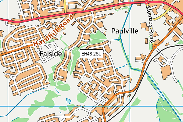 EH48 2SU map - OS VectorMap District (Ordnance Survey) EH48 2SU map - OS VectorMap District (Ordnance Survey)
