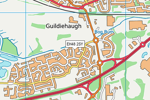 EH48 2SY map - OS VectorMap District (Ordnance Survey) EH48 2SY map - OS VectorMap District (Ordnance Survey)