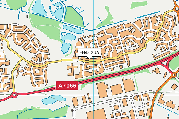 EH48 2UA map - OS VectorMap District (Ordnance Survey) EH48 2UA map - OS VectorMap District (Ordnance Survey)
