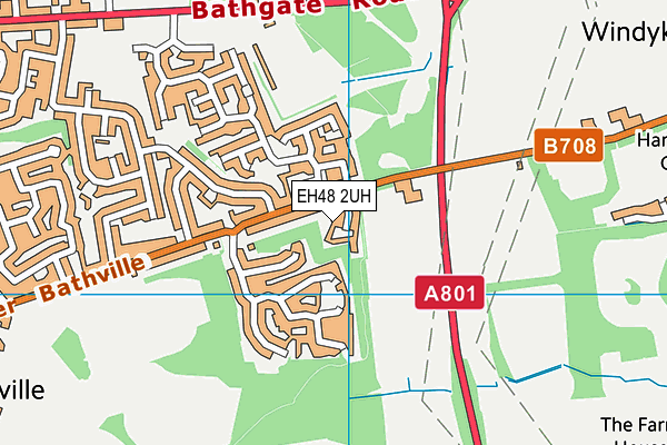 EH48 2UH map - OS VectorMap District (Ordnance Survey) EH48 2UH map - OS VectorMap District (Ordnance Survey)