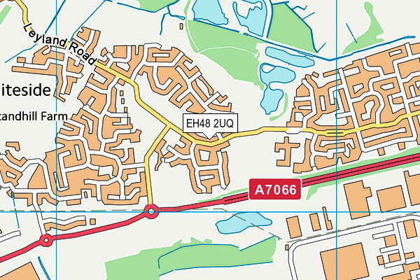 EH48 2UQ map - OS VectorMap District (Ordnance Survey) EH48 2UQ map - OS VectorMap District (Ordnance Survey)