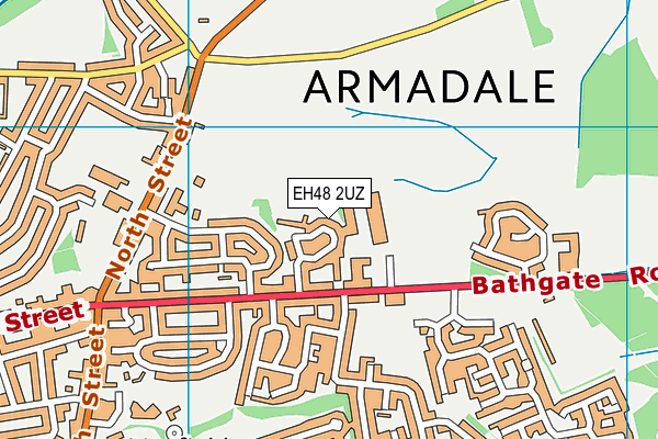 EH48 2UZ map - OS VectorMap District (Ordnance Survey) EH48 2UZ map - OS VectorMap District (Ordnance Survey)