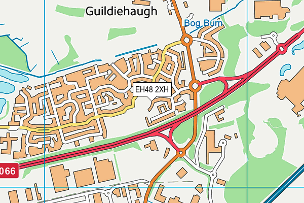 EH48 2XH map - OS VectorMap District (Ordnance Survey) EH48 2XH map - OS VectorMap District (Ordnance Survey)