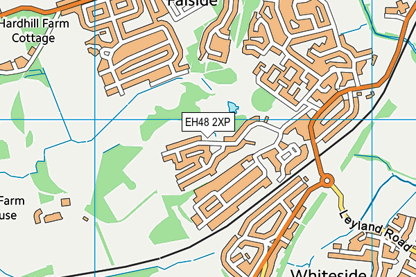 EH48 2XP map - OS VectorMap District (Ordnance Survey) EH48 2XP map - OS VectorMap District (Ordnance Survey)