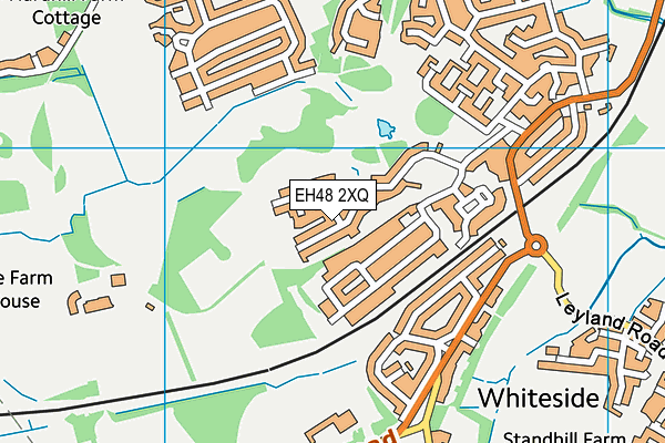 EH48 2XQ map - OS VectorMap District (Ordnance Survey) EH48 2XQ map - OS VectorMap District (Ordnance Survey)