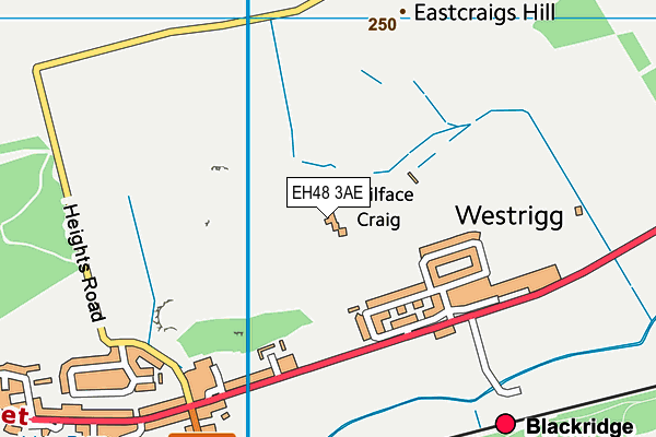EH48 3AE map - OS VectorMap District (Ordnance Survey) EH48 3AE map - OS VectorMap District (Ordnance Survey)