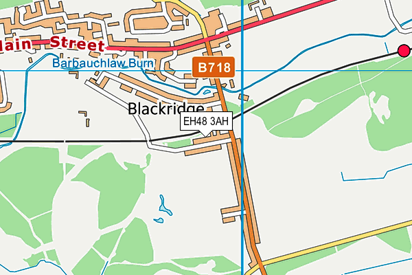 EH48 3AH map - OS VectorMap District (Ordnance Survey) EH48 3AH map - OS VectorMap District (Ordnance Survey)