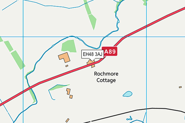 EH48 3AJ map - OS VectorMap District (Ordnance Survey) EH48 3AJ map - OS VectorMap District (Ordnance Survey)