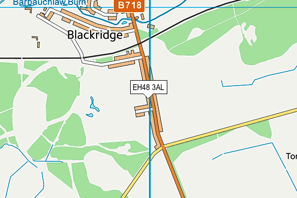 EH48 3AL map - OS VectorMap District (Ordnance Survey) EH48 3AL map - OS VectorMap District (Ordnance Survey)