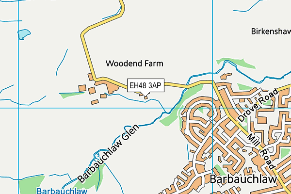 EH48 3AP map - OS VectorMap District (Ordnance Survey) EH48 3AP map - OS VectorMap District (Ordnance Survey)