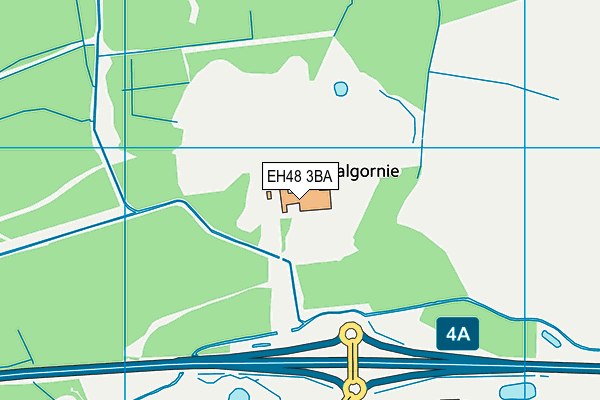 EH48 3BA map - OS VectorMap District (Ordnance Survey) EH48 3BA map - OS VectorMap District (Ordnance Survey)