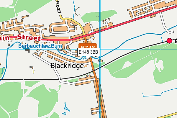 EH48 3BB map - OS VectorMap District (Ordnance Survey) EH48 3BB map - OS VectorMap District (Ordnance Survey)