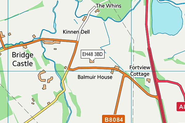EH48 3BD map - OS VectorMap District (Ordnance Survey) EH48 3BD map - OS VectorMap District (Ordnance Survey)
