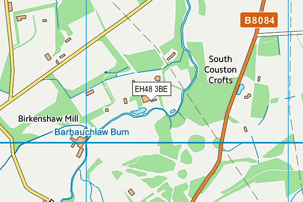 EH48 3BE map - OS VectorMap District (Ordnance Survey) EH48 3BE map - OS VectorMap District (Ordnance Survey)