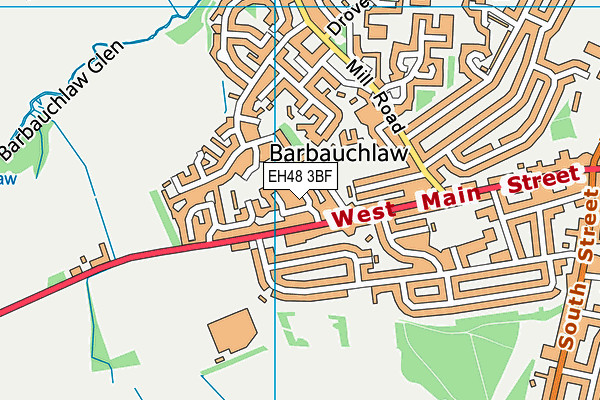 EH48 3BF map - OS VectorMap District (Ordnance Survey) EH48 3BF map - OS VectorMap District (Ordnance Survey)