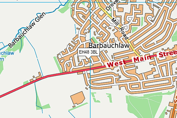 EH48 3BL map - OS VectorMap District (Ordnance Survey) EH48 3BL map - OS VectorMap District (Ordnance Survey)