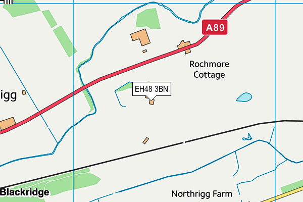 EH48 3BN map - OS VectorMap District (Ordnance Survey) EH48 3BN map - OS VectorMap District (Ordnance Survey)
