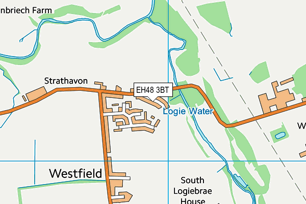 EH48 3BT map - OS VectorMap District (Ordnance Survey) EH48 3BT map - OS VectorMap District (Ordnance Survey)