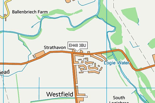 EH48 3BU map - OS VectorMap District (Ordnance Survey) EH48 3BU map - OS VectorMap District (Ordnance Survey)
