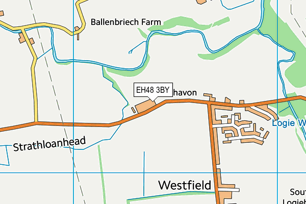 EH48 3BY map - OS VectorMap District (Ordnance Survey) EH48 3BY map - OS VectorMap District (Ordnance Survey)