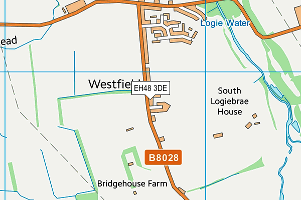 EH48 3DE map - OS VectorMap District (Ordnance Survey) EH48 3DE map - OS VectorMap District (Ordnance Survey)