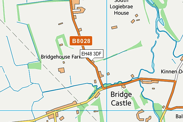 EH48 3DF map - OS VectorMap District (Ordnance Survey) EH48 3DF map - OS VectorMap District (Ordnance Survey)