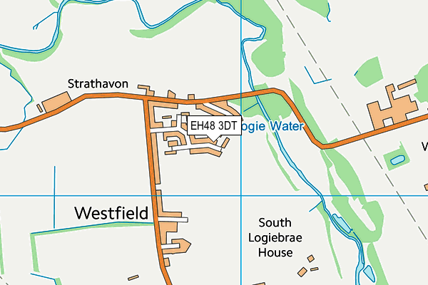 EH48 3DT map - OS VectorMap District (Ordnance Survey) EH48 3DT map - OS VectorMap District (Ordnance Survey)