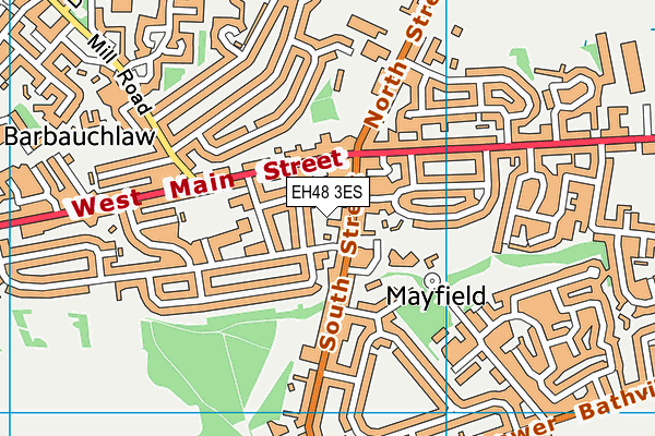 EH48 3ES map - OS VectorMap District (Ordnance Survey) EH48 3ES map - OS VectorMap District (Ordnance Survey)