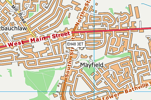 EH48 3ET map - OS VectorMap District (Ordnance Survey) EH48 3ET map - OS VectorMap District (Ordnance Survey)