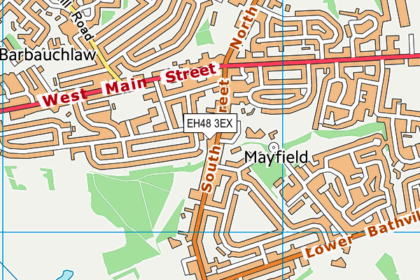 EH48 3EX map - OS VectorMap District (Ordnance Survey) EH48 3EX map - OS VectorMap District (Ordnance Survey)