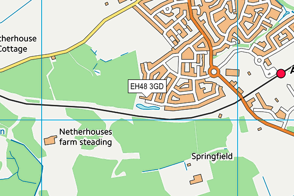 EH48 3GD map - OS VectorMap District (Ordnance Survey) EH48 3GD map - OS VectorMap District (Ordnance Survey)