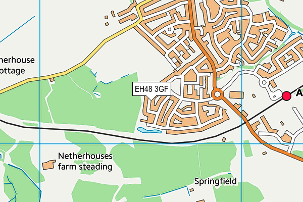 EH48 3GF map - OS VectorMap District (Ordnance Survey) EH48 3GF map - OS VectorMap District (Ordnance Survey)