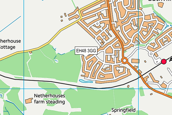 EH48 3GG map - OS VectorMap District (Ordnance Survey) EH48 3GG map - OS VectorMap District (Ordnance Survey)