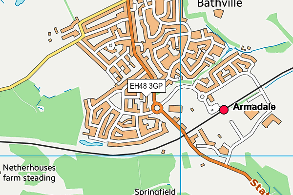 EH48 3GP map - OS VectorMap District (Ordnance Survey) EH48 3GP map - OS VectorMap District (Ordnance Survey)