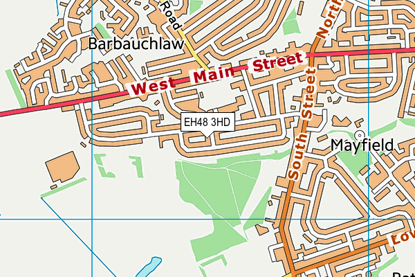 EH48 3HD map - OS VectorMap District (Ordnance Survey) EH48 3HD map - OS VectorMap District (Ordnance Survey)