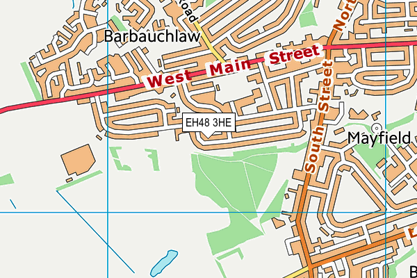 EH48 3HE map - OS VectorMap District (Ordnance Survey) EH48 3HE map - OS VectorMap District (Ordnance Survey)