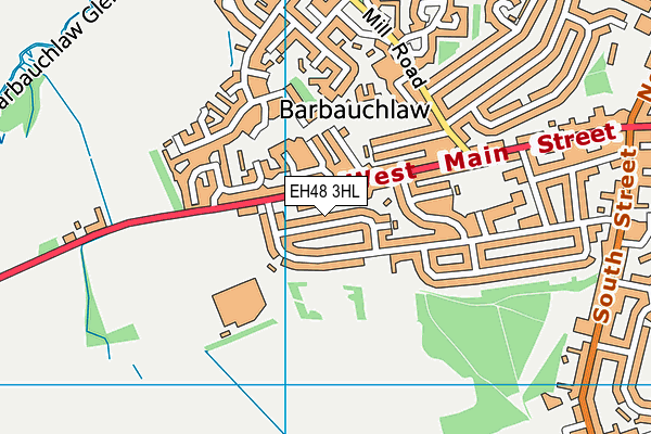 EH48 3HL map - OS VectorMap District (Ordnance Survey) EH48 3HL map - OS VectorMap District (Ordnance Survey)