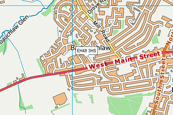 EH48 3HS map - OS VectorMap District (Ordnance Survey) EH48 3HS map - OS VectorMap District (Ordnance Survey)