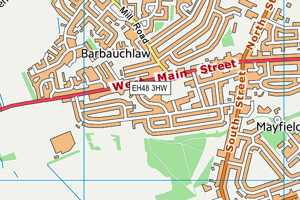 EH48 3HW map - OS VectorMap District (Ordnance Survey) EH48 3HW map - OS VectorMap District (Ordnance Survey)