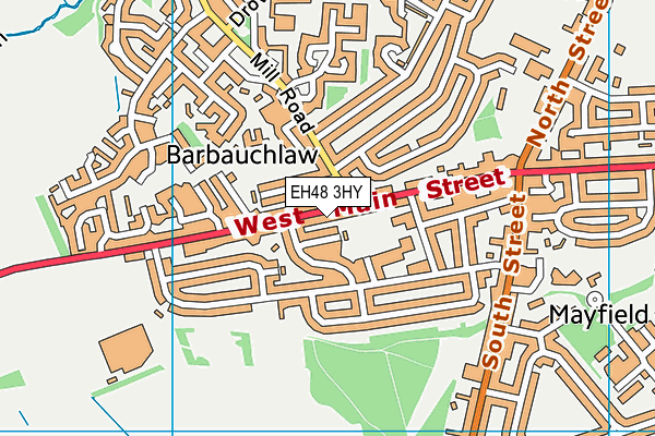 EH48 3HY map - OS VectorMap District (Ordnance Survey) EH48 3HY map - OS VectorMap District (Ordnance Survey)