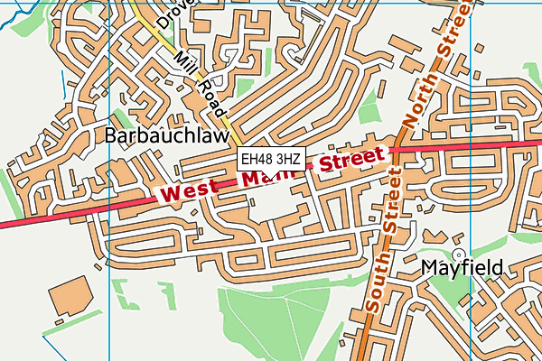 EH48 3HZ map - OS VectorMap District (Ordnance Survey) EH48 3HZ map - OS VectorMap District (Ordnance Survey)